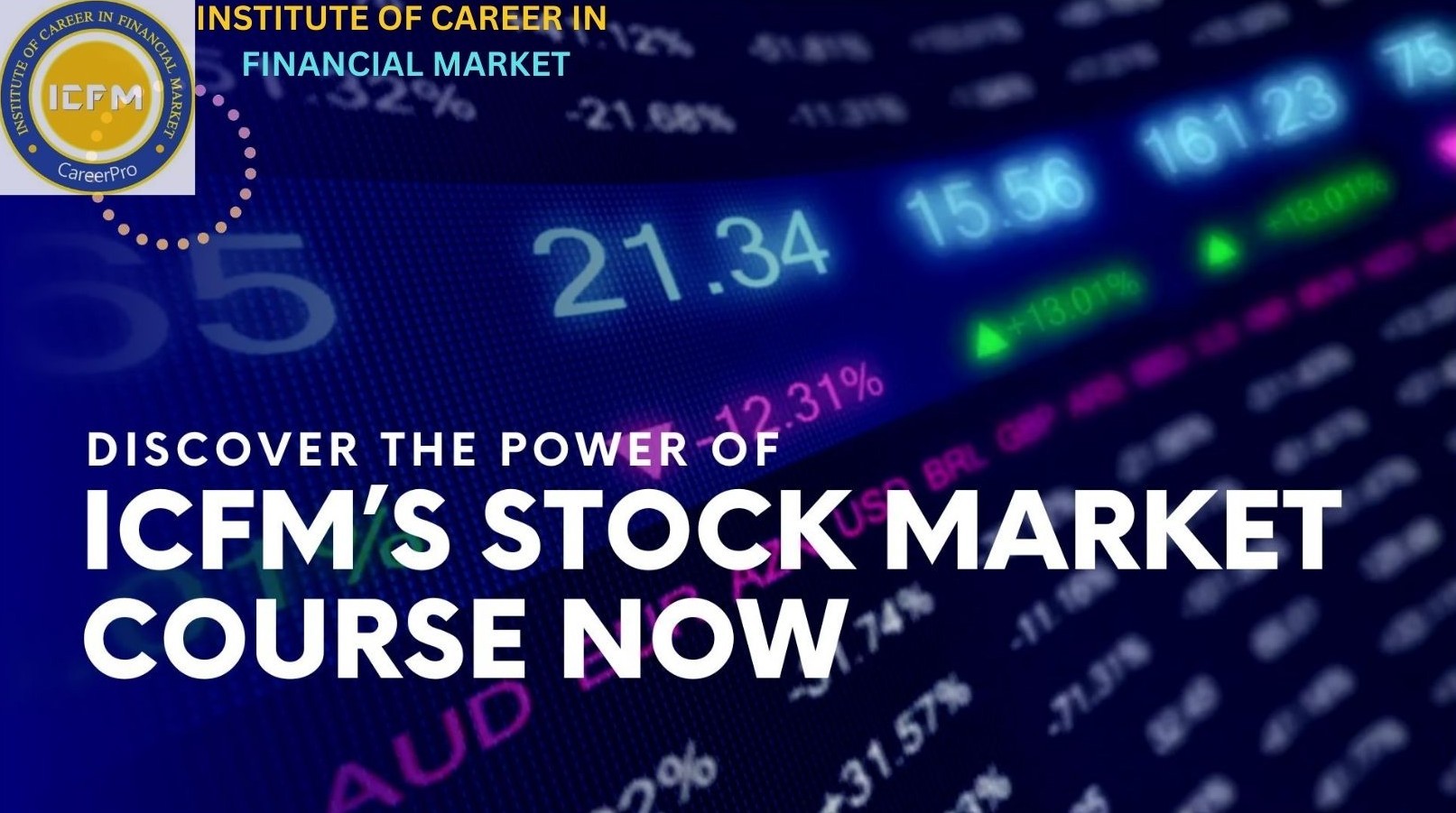 Enroll in the Advanced Stock Market Course 2025 in Jahangirpuri | ICFM India