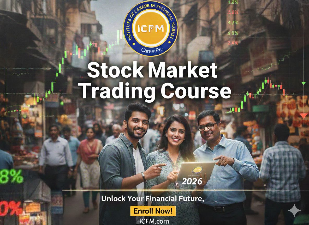 stock market trading course in Chandni Chowk by ICFM India
