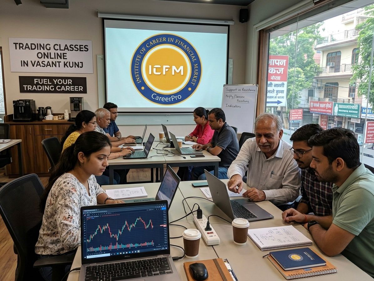 Trading Classes Online in Vasant Kunj, 2026 – Learn Professional Market Skills from Anywhere | ICFM India